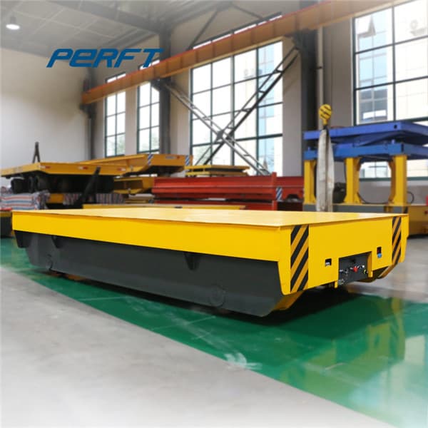Customized Electric Flat Cart In Steel Industry